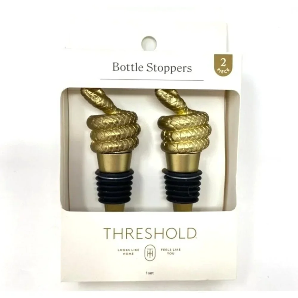 Target 2 Pack Snake Wine Stopper Threshold™ Halloween Bar Decor